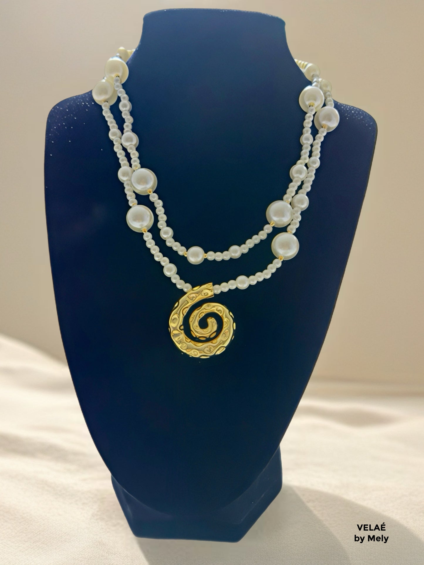 Collar baño de rodio