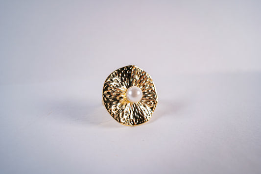 Anillo baño de rodio