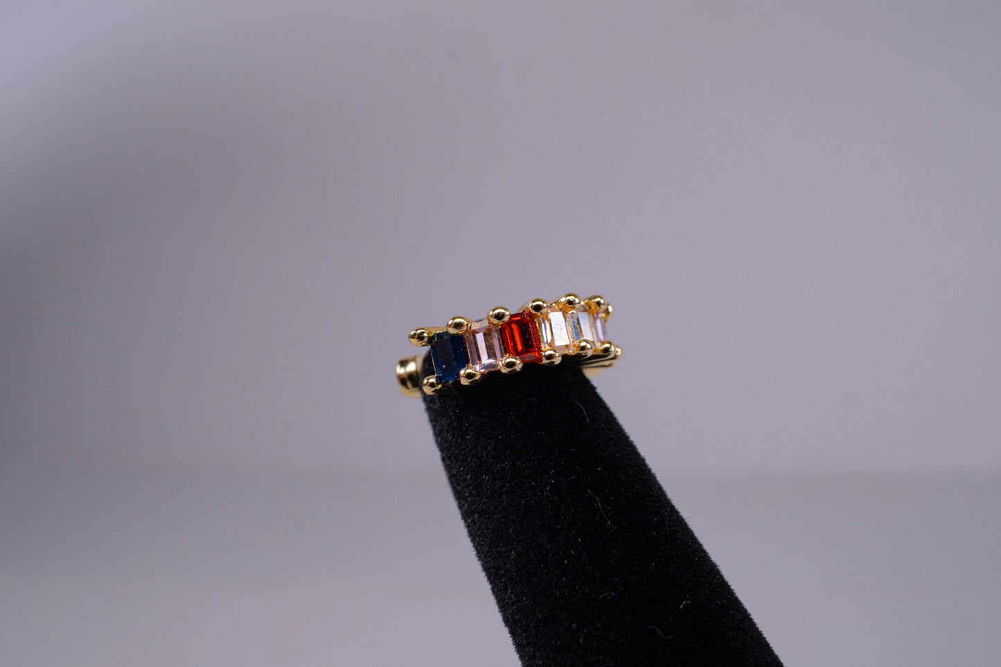 Ear cuff baño de rodio