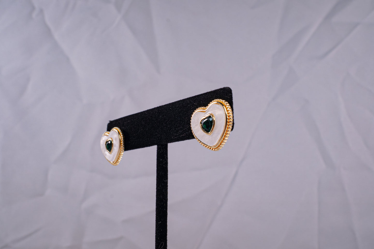 Aretes baño de rodio