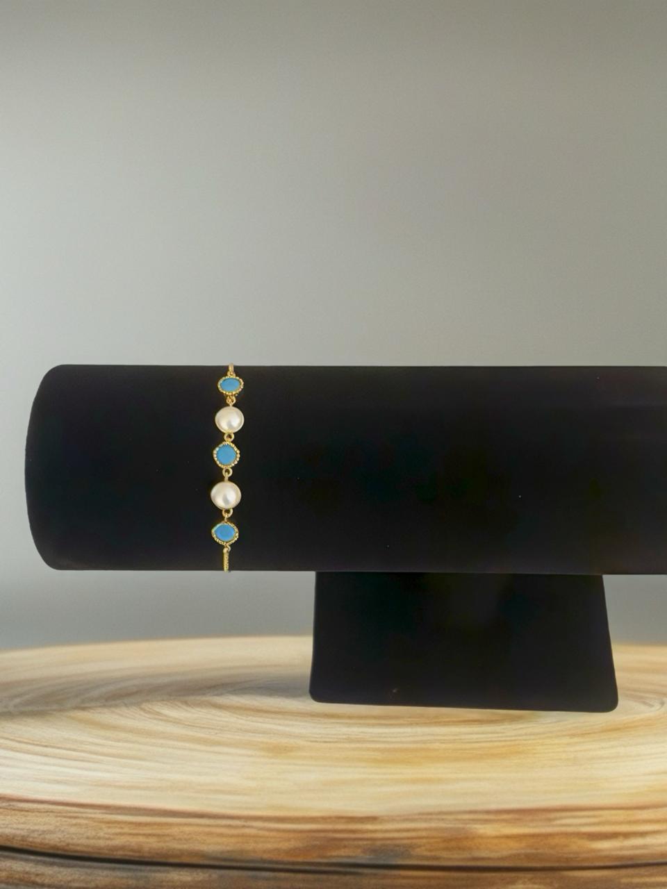 Pulsera baño de rodio