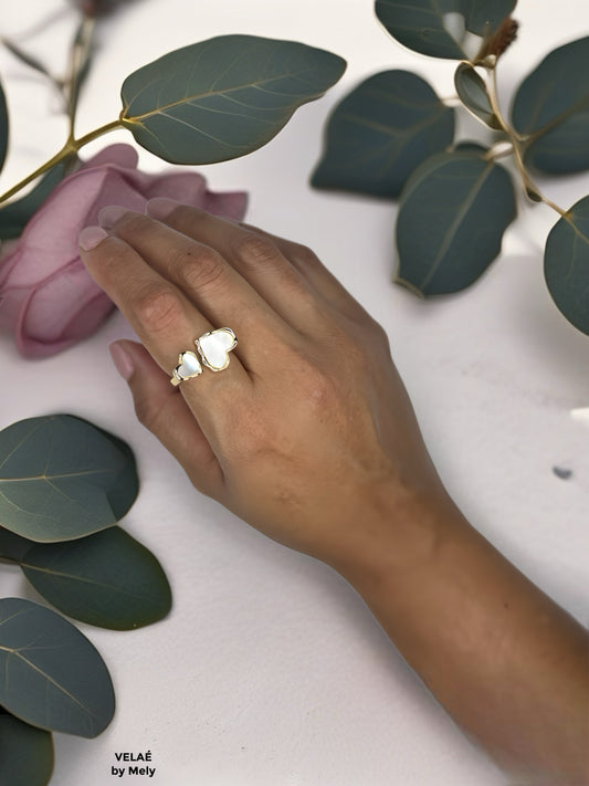 Anillo baño de rodio