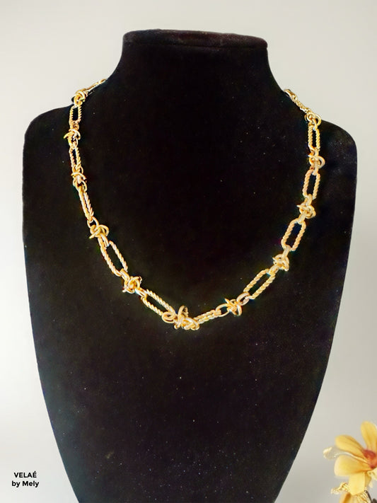 Collar baño de rodio