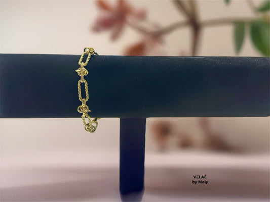 Pulsera baño de rodio