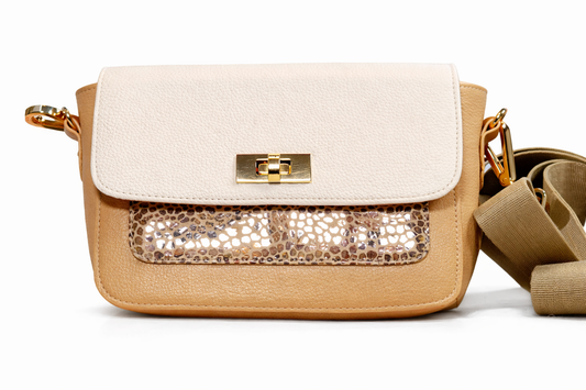 Bolso tonos beige