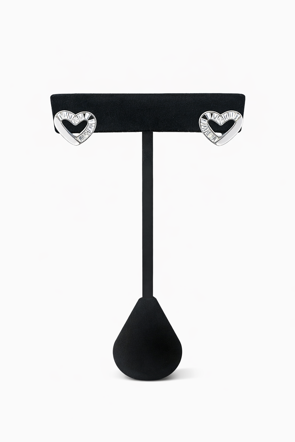 Aretes baño de rodio
