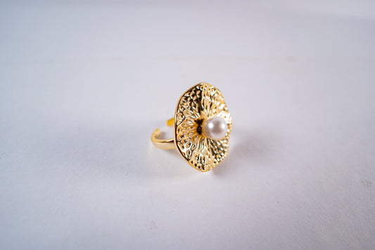 Anillo baño de rodio