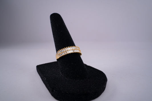 Anillo baño de rodio