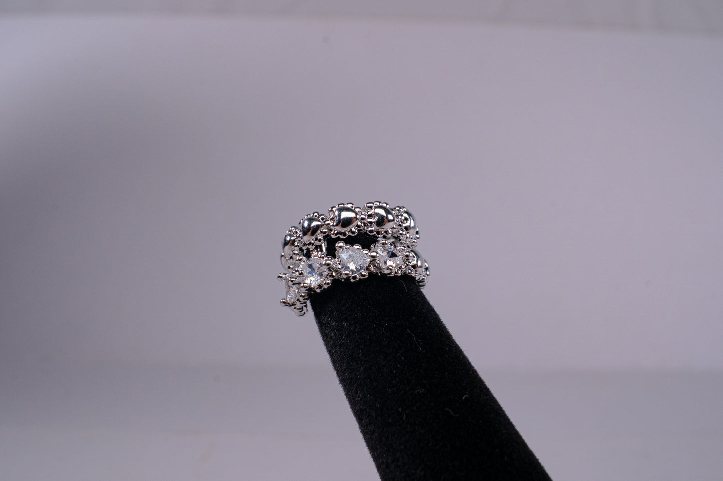 Ear cuff baño de rodio