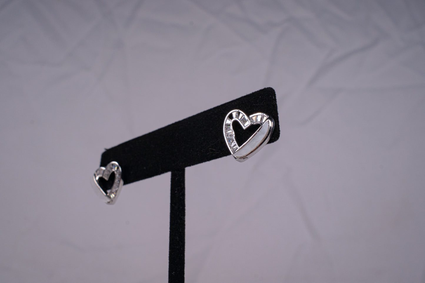 Aretes baño de rodio