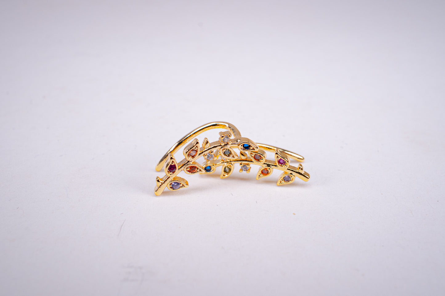 Aretes baño de rodio