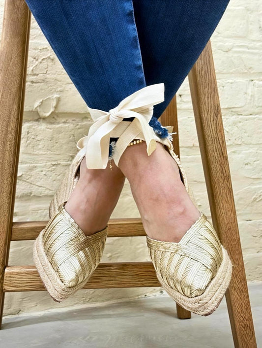 ESPADRILE-GOLD