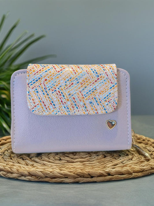 Billetera rosa arcoiris